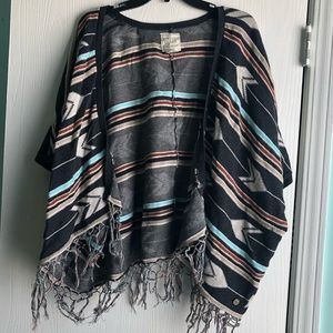 Billabong Designer’s Closet Poncho Cardigan